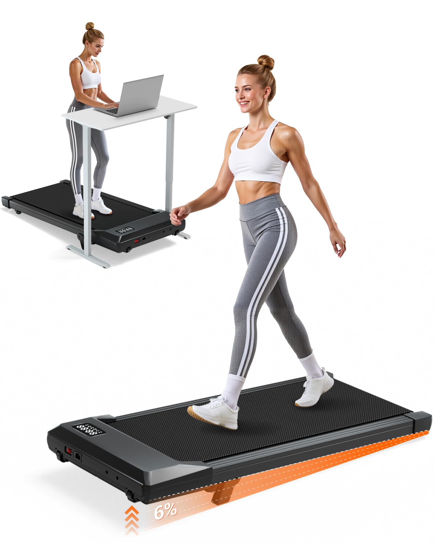 MJWW BA10 Under Desk Treadmill-US