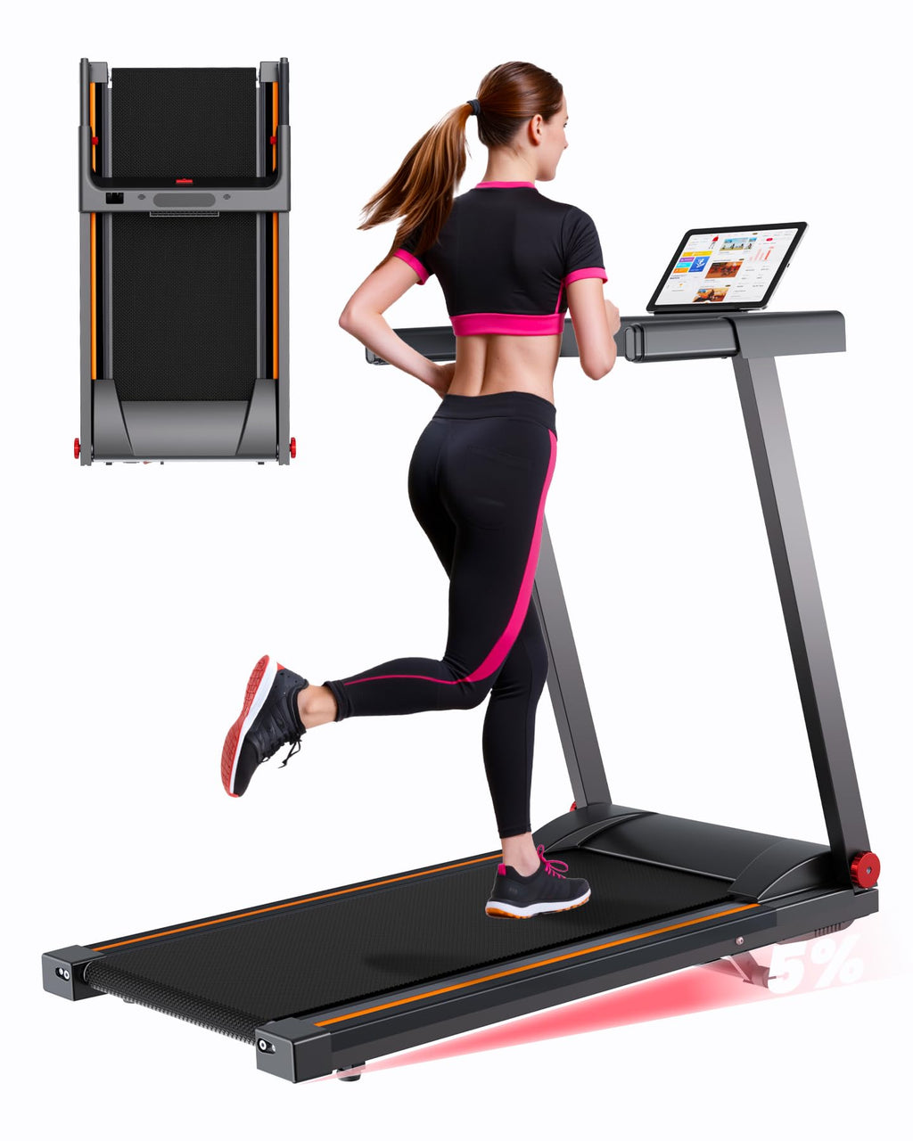MJWW AS03 Treadmills with Incline-US
