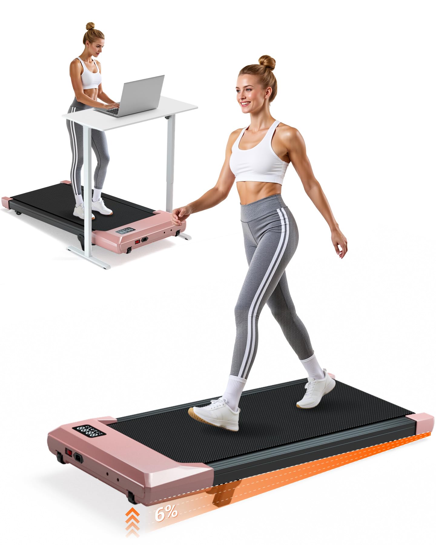 MJWW BA10 Under Desk Treadmill-US