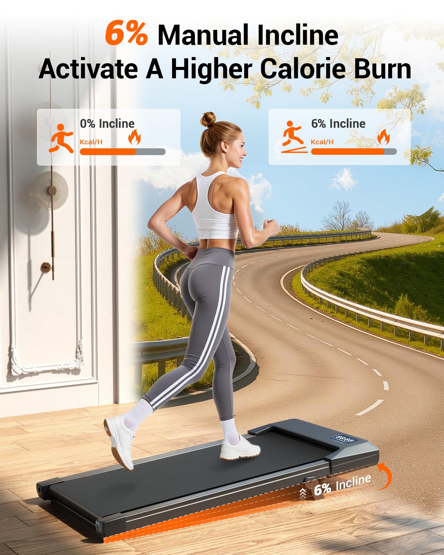 MJWW BA10 Under Desk Treadmill-US
