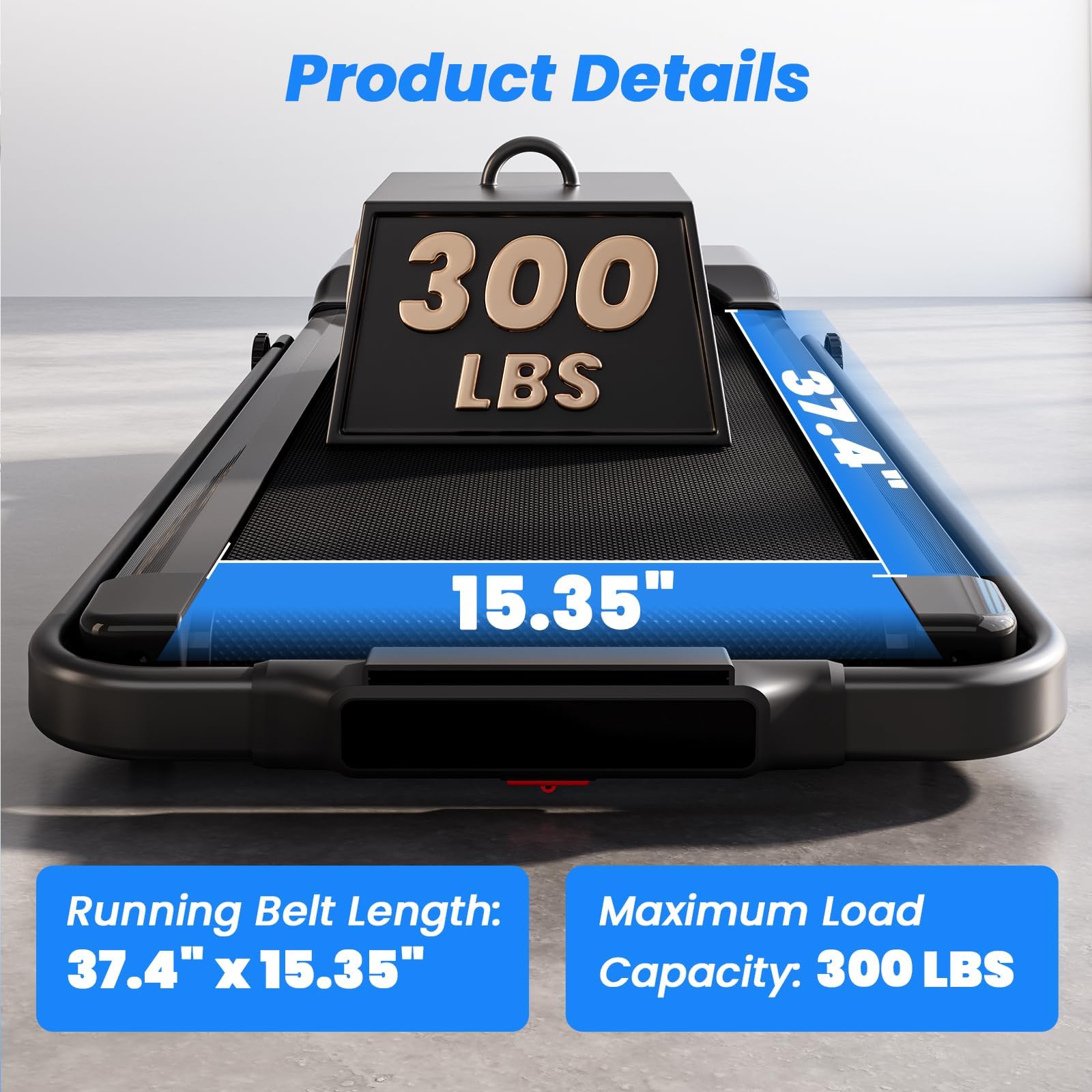 MJWW CT06 Foldable 3 in 1 Treadmill with Incline and Handle Bar-US