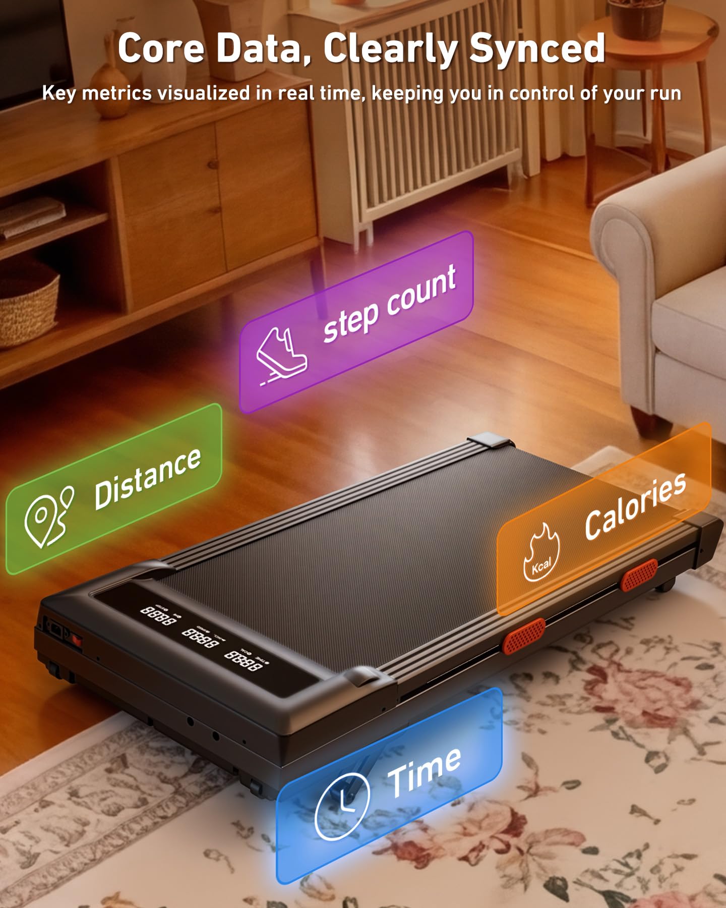 MJWW BA07R2 Under Desk Walking Pad-US