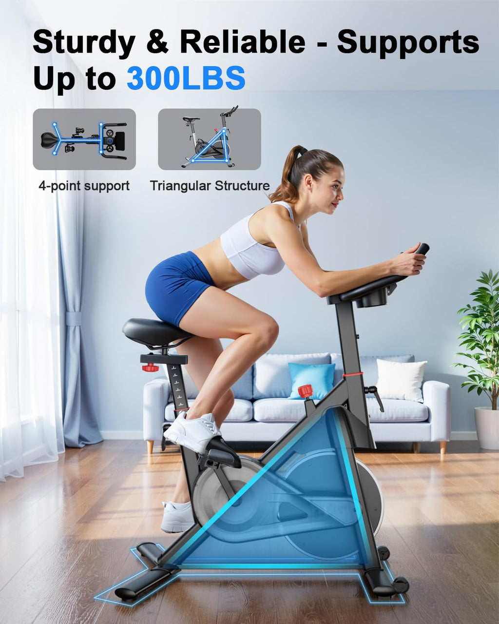 MJWW S1-Pro Indoor Cycling Bike-US
