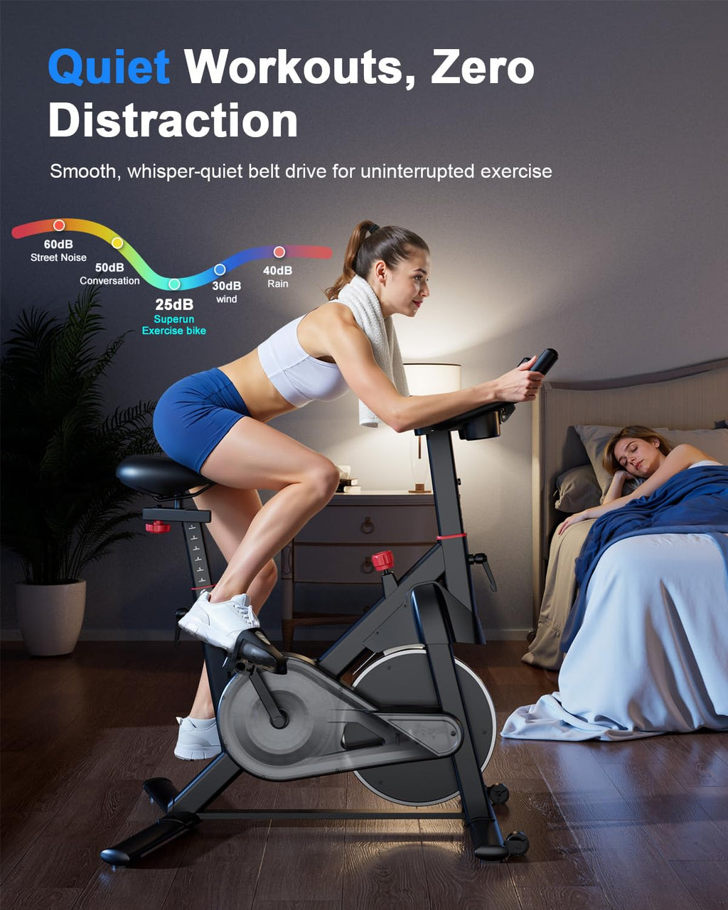 MJWW S1-Pro Indoor Cycling Bike-US