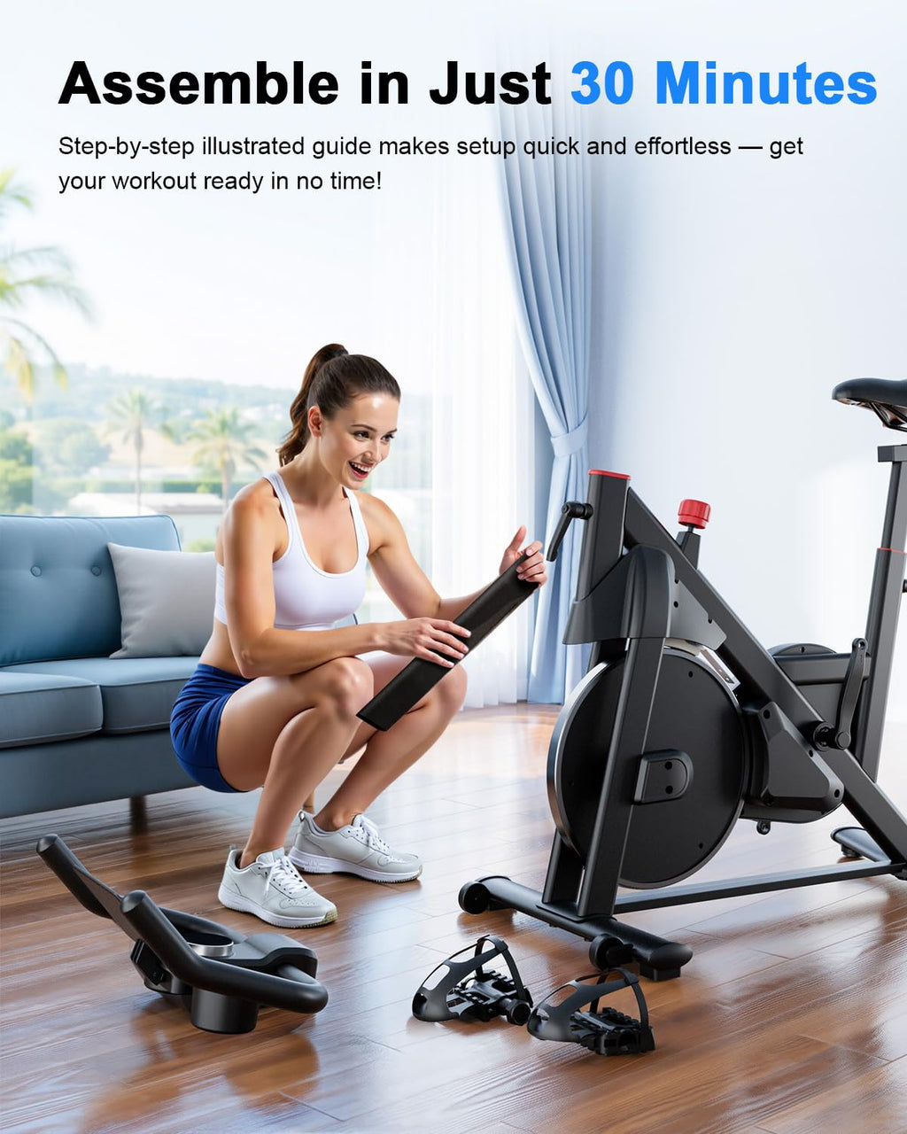 MJWW S1-Pro Indoor Cycling Bike-US
